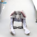 Stuffed Elephant Move Hat Toy